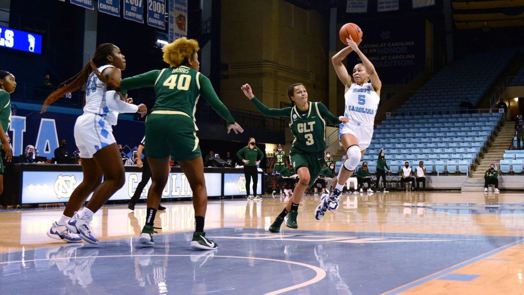 UNC Women's Basketball Defeats Charlotte for Fifth Straight Victory