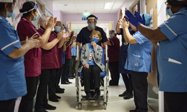‘Route Out’ of Pandemic: U.K. Gives 1st COVID-19 Vaccine Doses