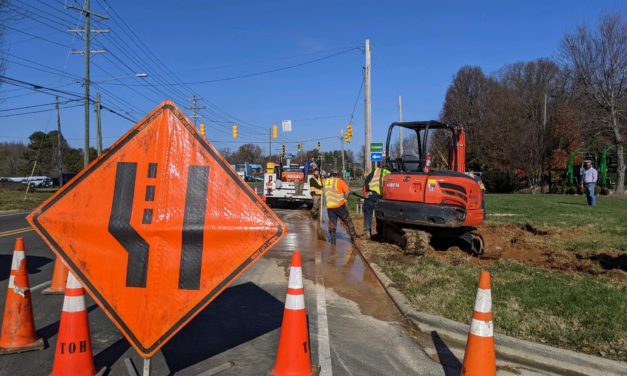 Water Main Break in Hillsborough to Affect Traffic Into Next Week