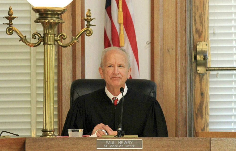 Newby Takes Oath as 30th NC Supreme Court Chief Justice