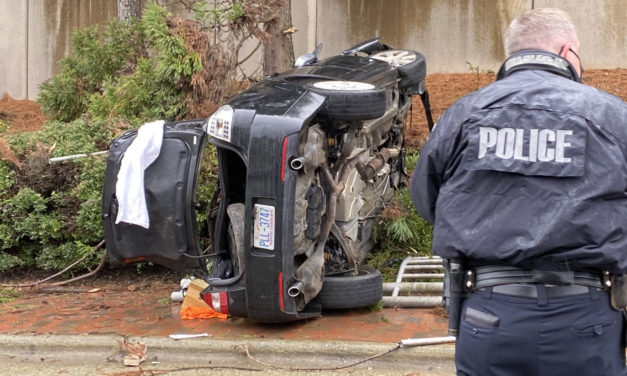 1 Injured After Car Falls 2 Stories off UNC Parking Deck