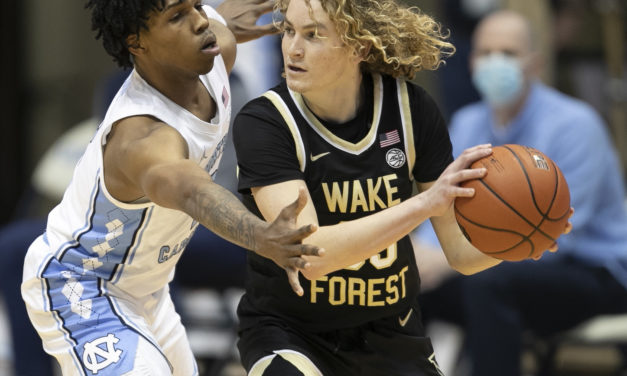 Love, Bacot Carry Tar Heels Past Wake Forest 80-73