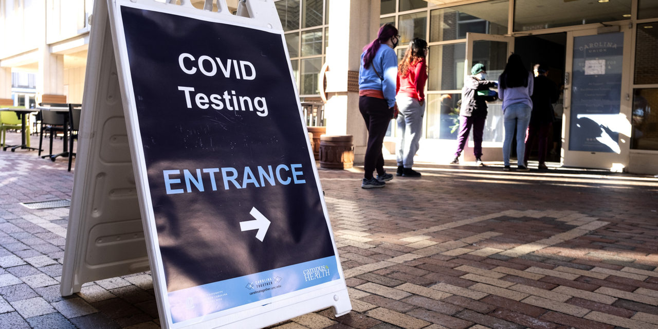 UNC Closing On-Campus COVID-19 Testing Sites