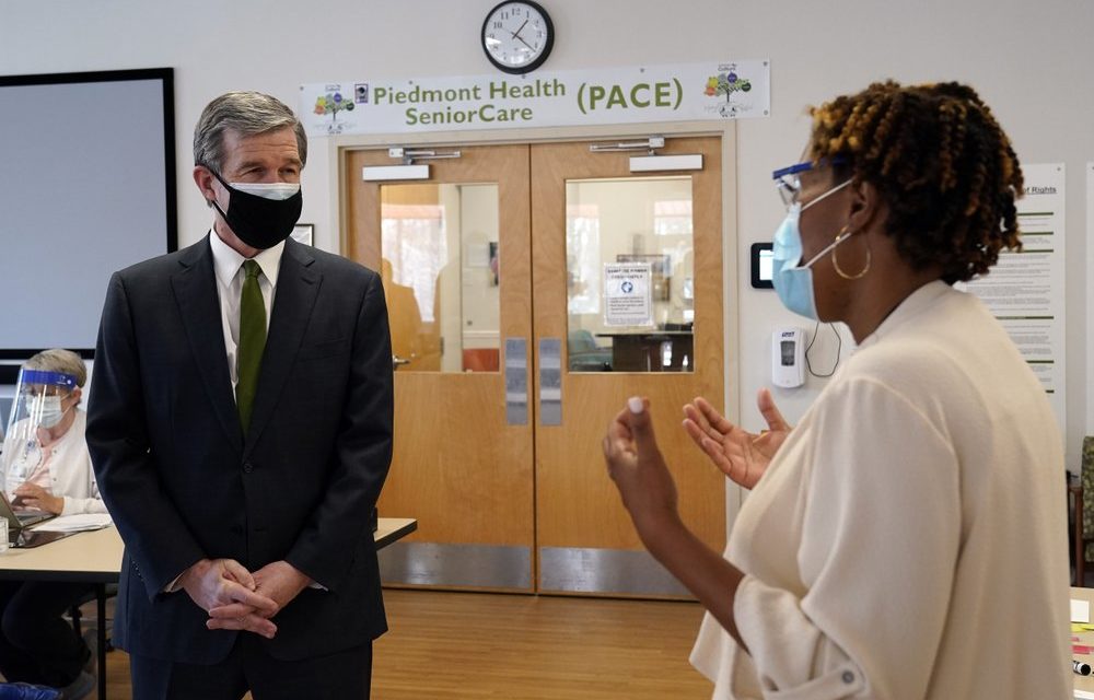 Cooper Visits Clinic Pushing To Overcome Vaccine Hesitancy