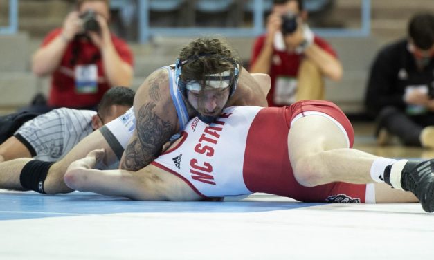No. 14 UNC Wrestling Falls at Home to No. 8 Virginia Tech