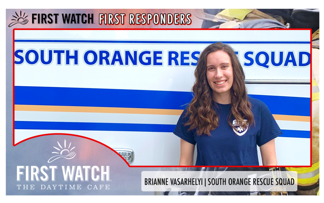 First Watch First Responders: Brianne Vasarhelyi from South Orange Rescue Squad