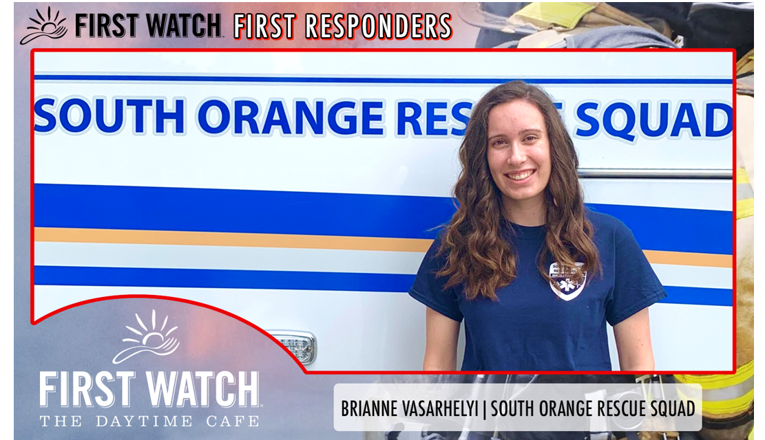 First Watch First Responders: Brianne Vasarhelyi from South Orange Rescue Squad