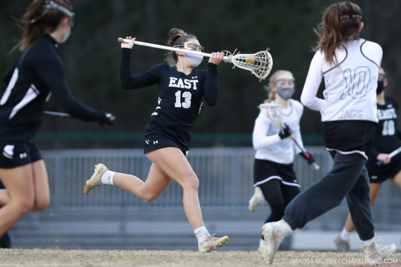Photo Gallery East Chapel Hill Faces Carrboro in Girl's Lacrosse
