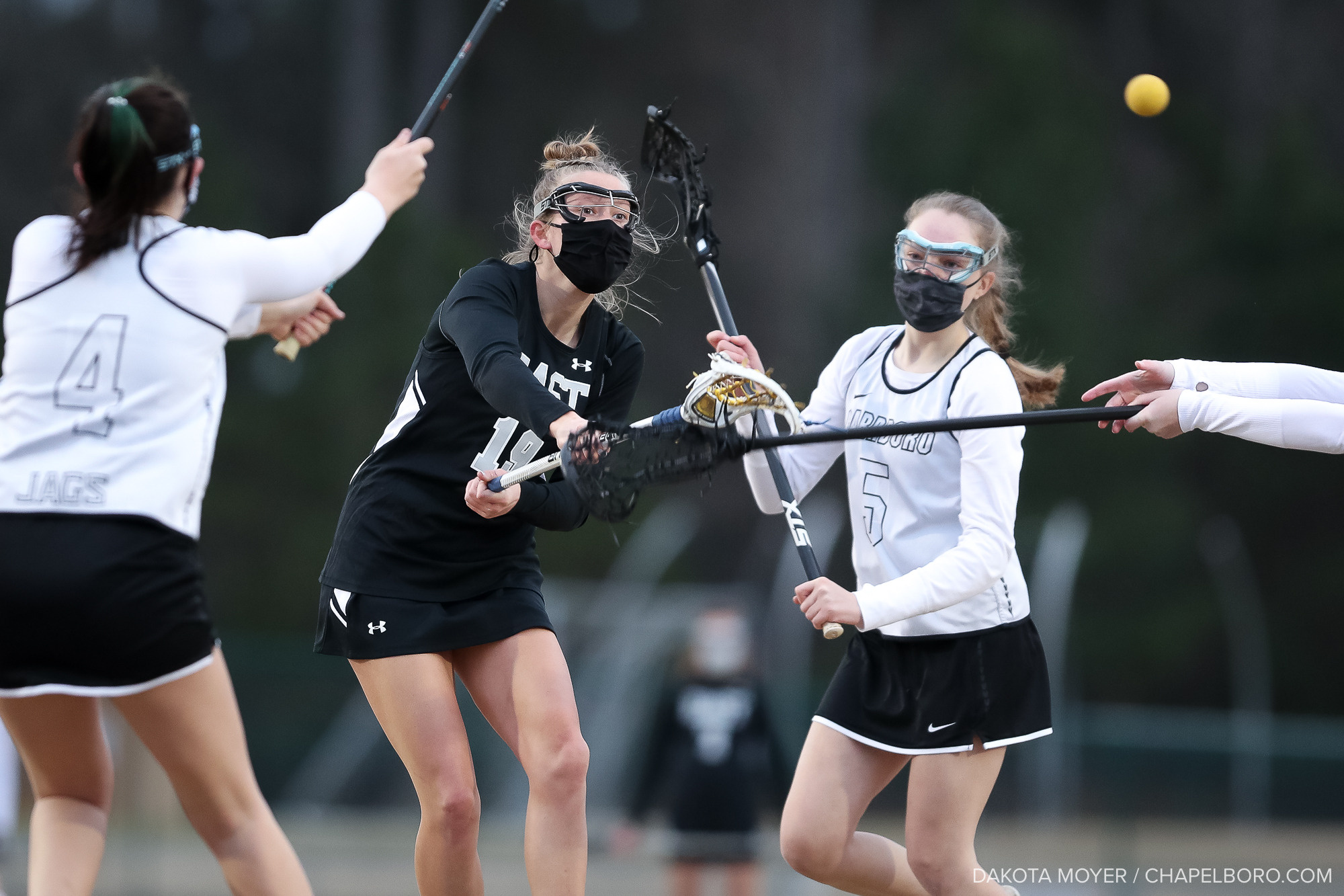 Photo Gallery East Chapel Hill Faces Carrboro in Girl's Lacrosse