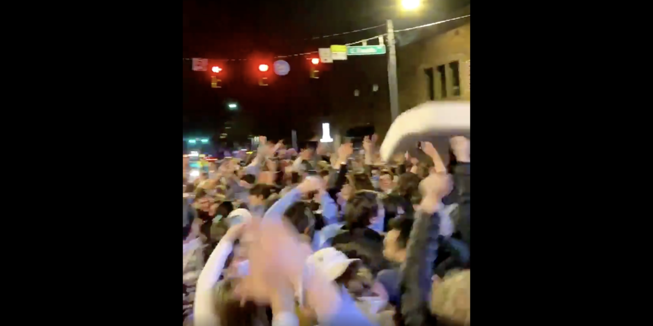 UNC: More Than 300 Referrals for COVID Violations After Students Rush Franklin Street