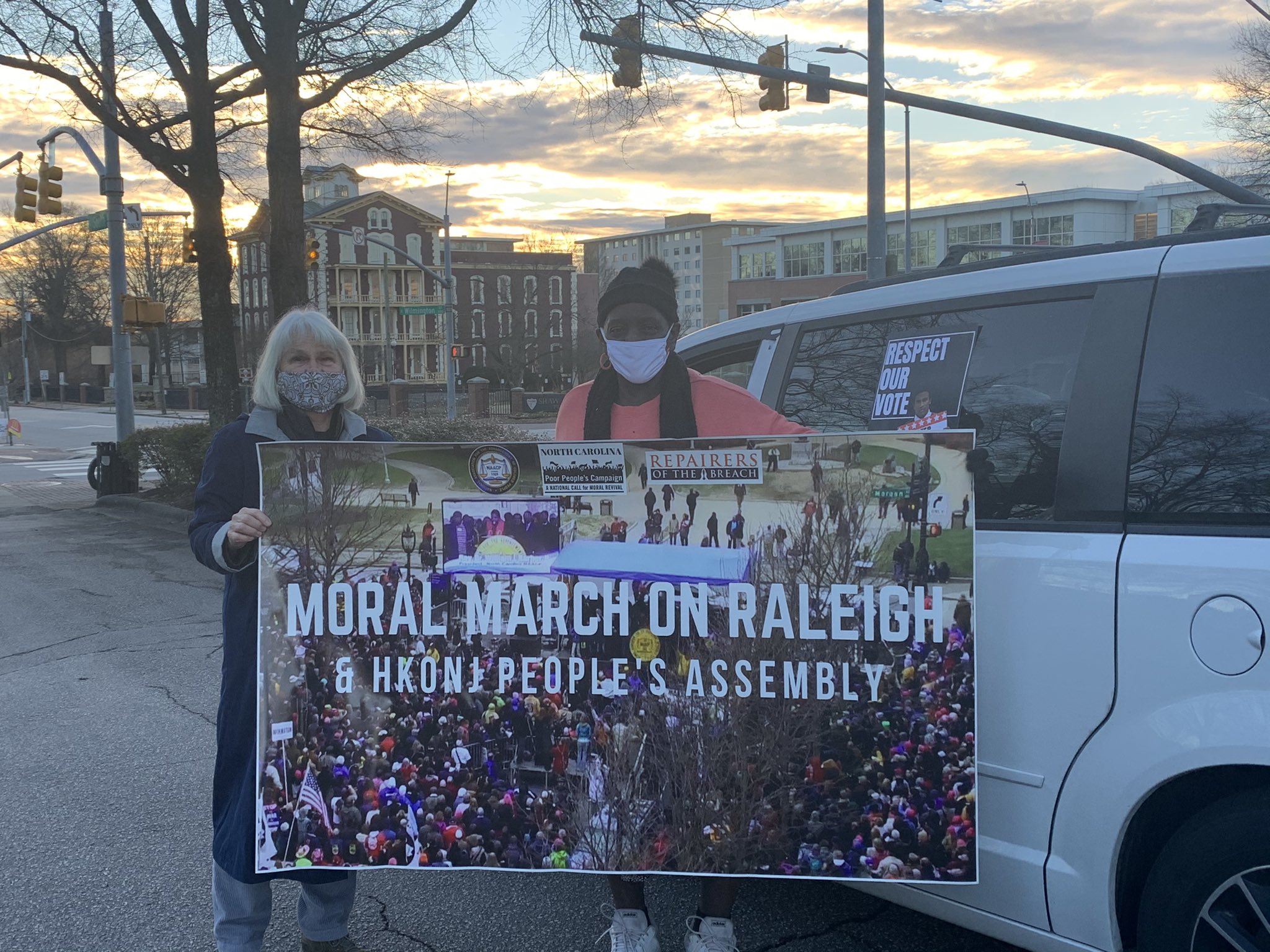 Annual Moral March Turns Into Motorcade in North Carolina