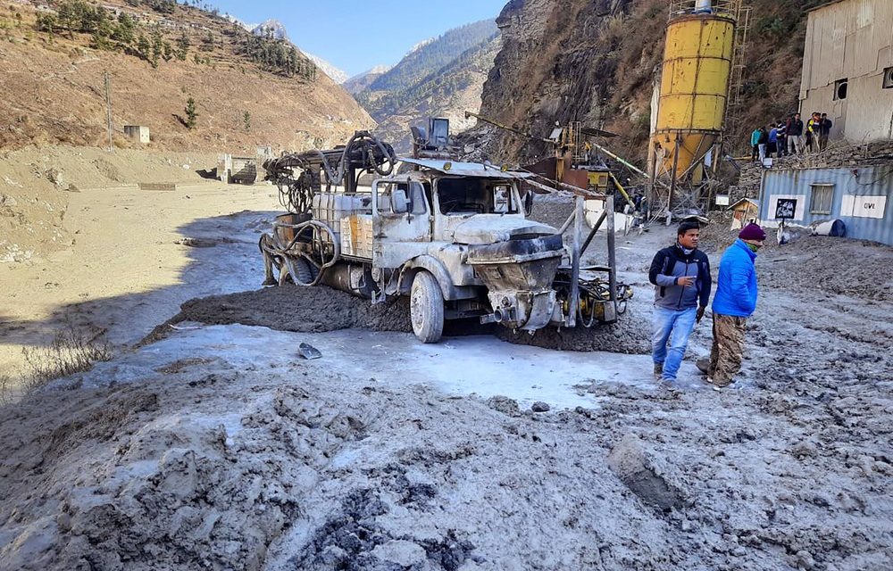 Rescuers in India Digging for 37 Trapped in Glacier Flood