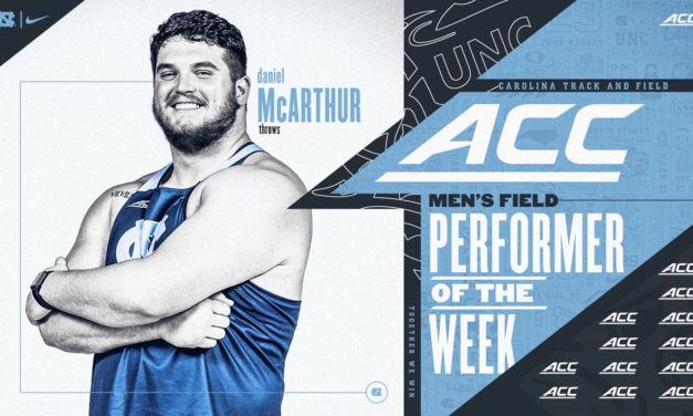 UNC’s Daniel McArthur Named ACC Field Performer of the Week