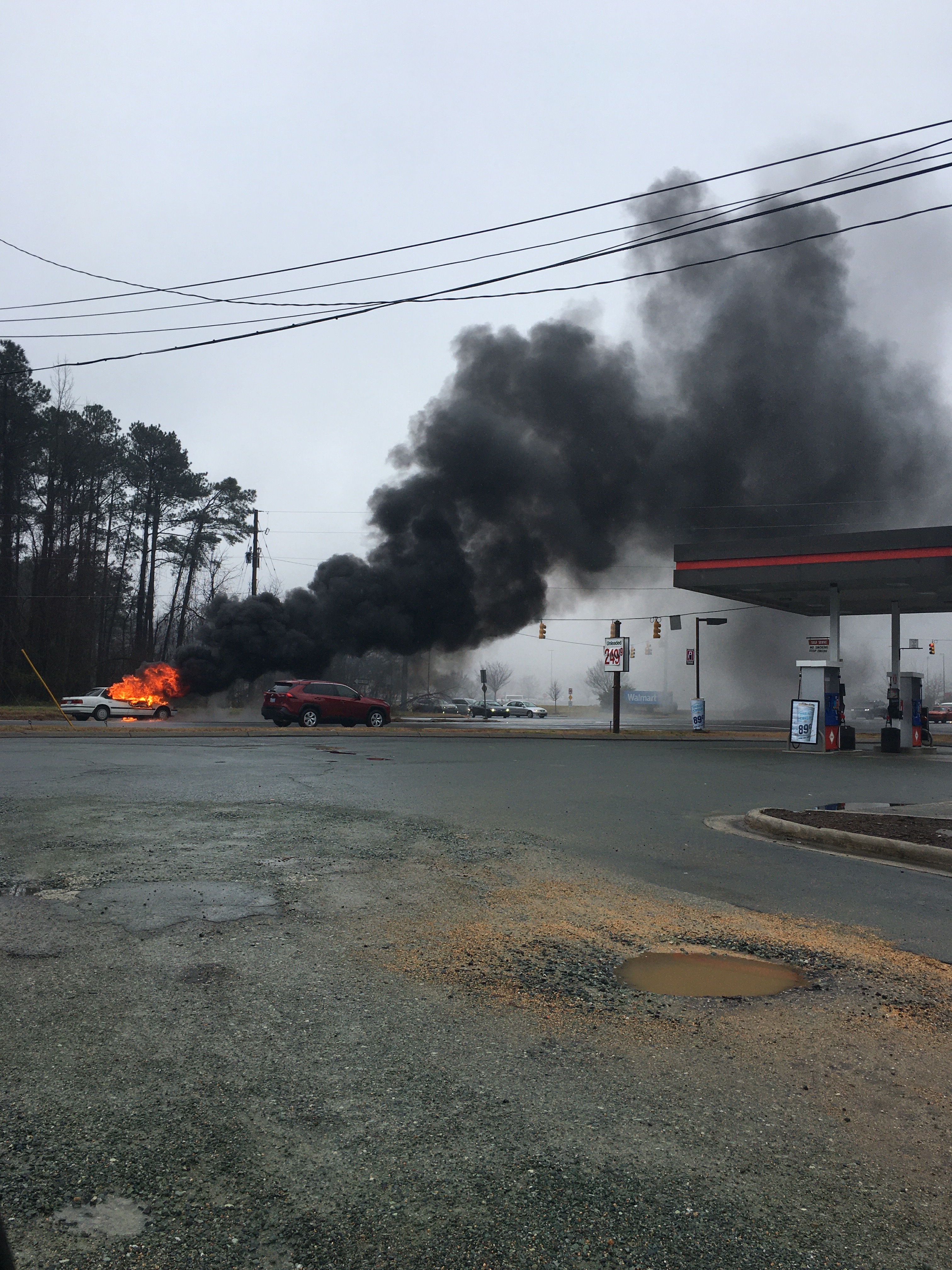 Vehicle Fire Off U.S. 15-501 Causes Sunday Traffic Delays