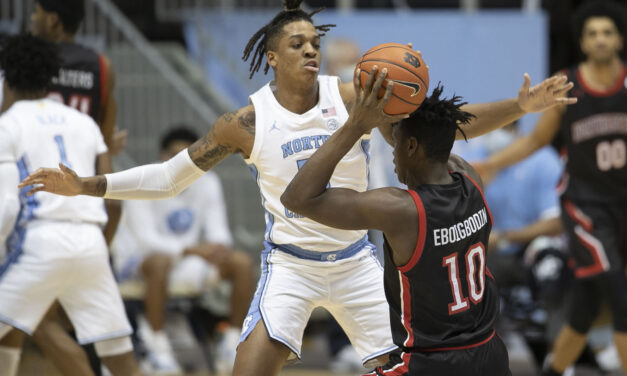 Men’s Basketball: Tar Heels Handle Northeastern, Earn 82-62 Victory