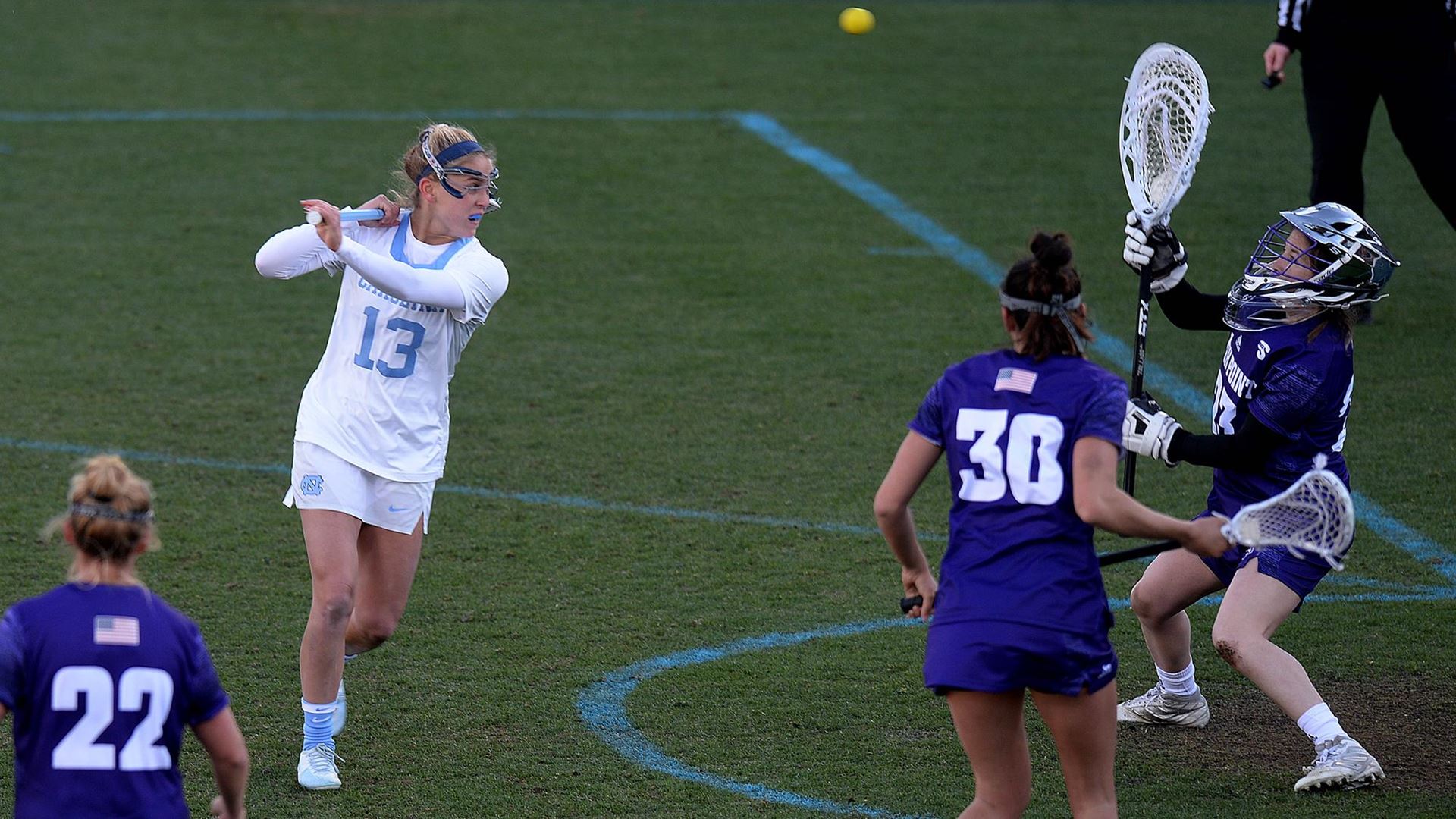 Women's Lacrosse No. 1 UNC Blows Out High Point to Move to 30 in 2021