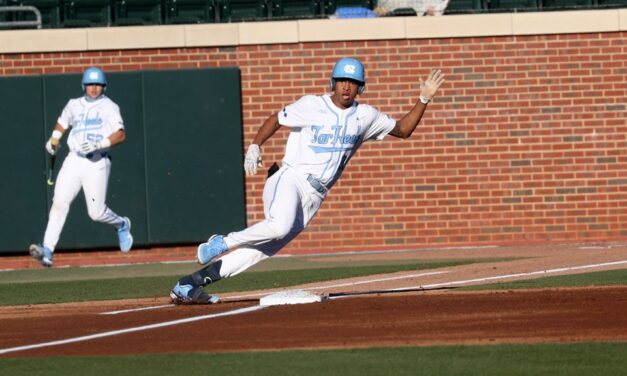 Thompson Steals Home, Helps UNC Baseball Clinch Series Over No. 2 UVA