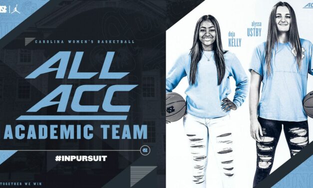 Deja Kelly and Alyssa Ustby Earn All-ACC Academic Honors
