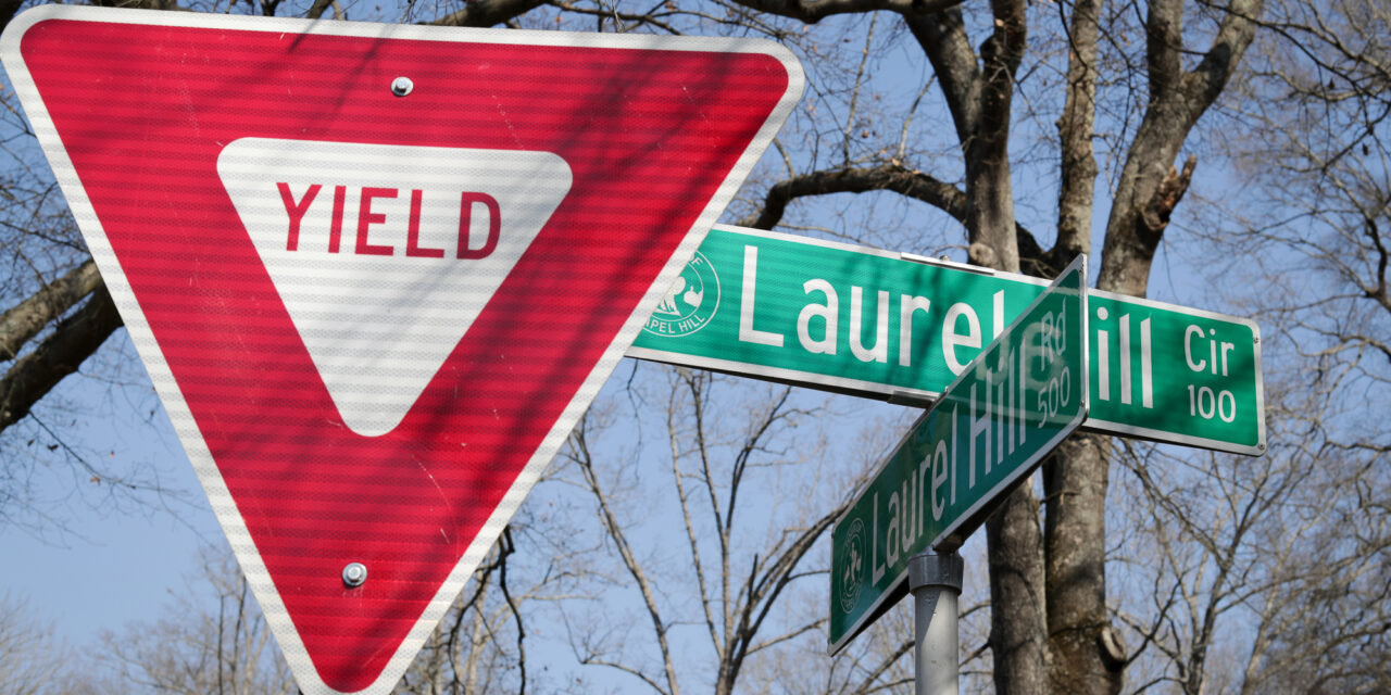 Chapel Hill Adding New Traffic Signs to Laurel Hill Road After Recent Injury