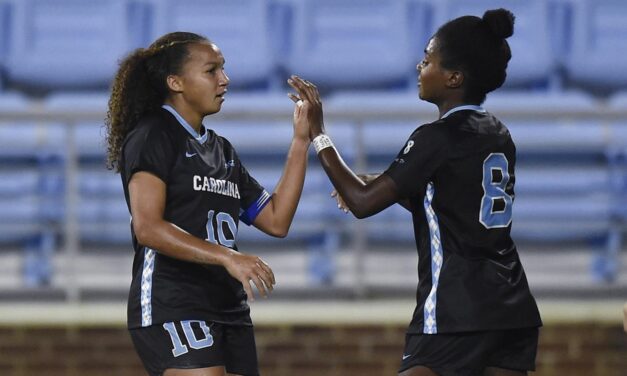 No. 2 UNC Women’s Soccer Blanks Villanova