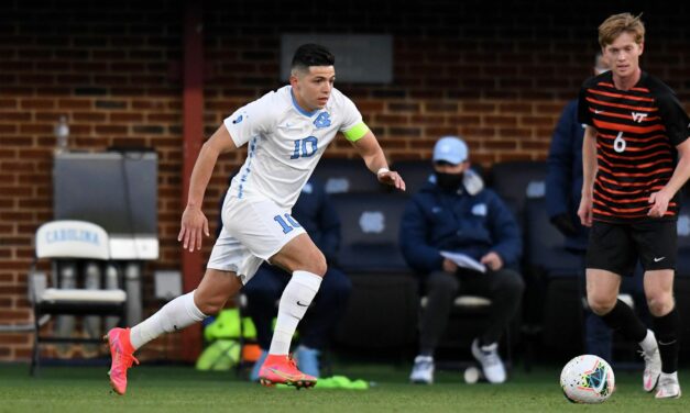 Virginia Tech Stuns No. 15 UNC Men’s Soccer on Senior Night