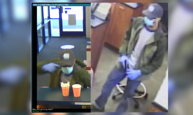 Chapel Hill Police Searching for Suspect in Bank Robbery