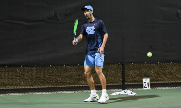 No. 3 UNC Men’s Tennis Survives ACC Quarterfinal vs No. 6 Virginia Tech