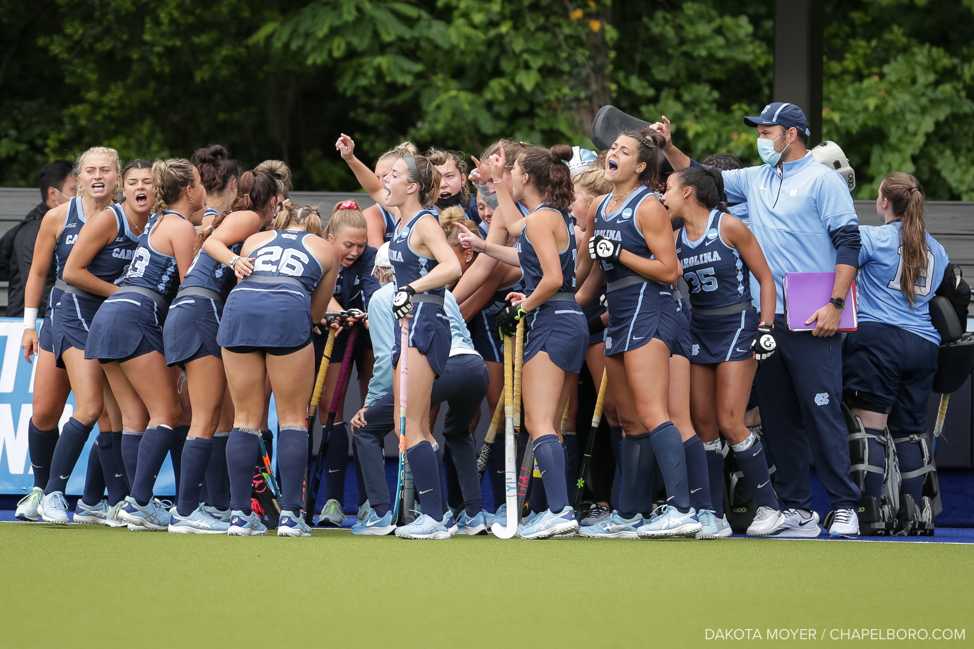 ThreeTime Defending Champions UNC Field Hockey Prepare for Challenging