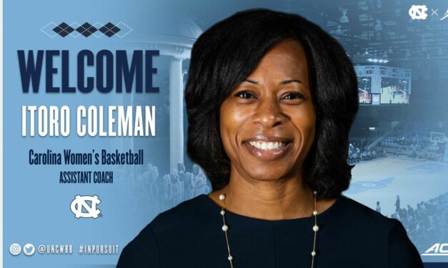 Itoro Coleman Hired as UNC Women’s Basketball Assistant Coach