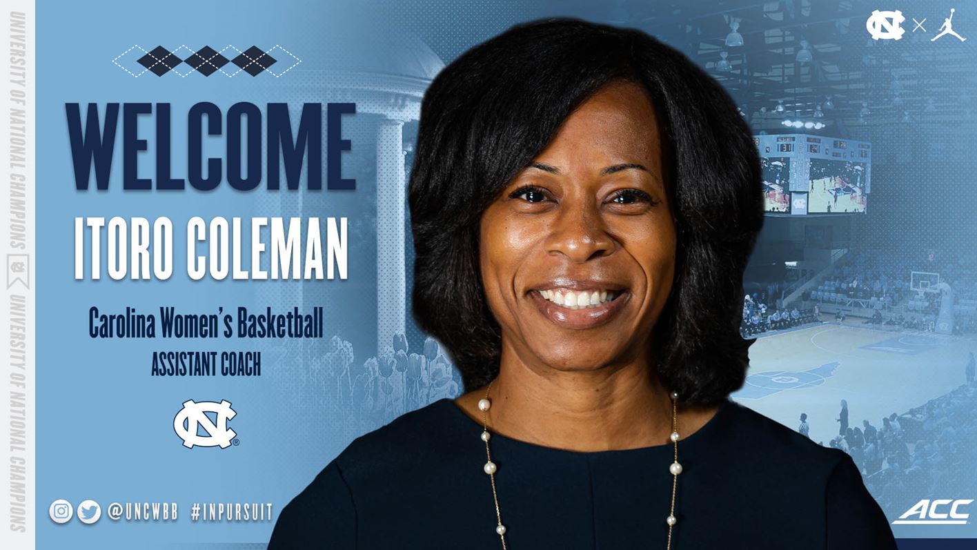 Itoro Coleman Hired as UNC Women's Basketball Assistant Coach -  