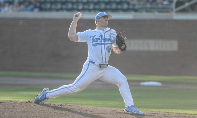 Austin Love Throws Complete Game, Leads UNC Baseball to Win Over No. 8 Louisville