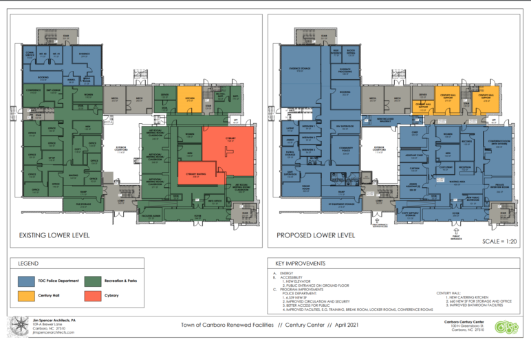 Carrboro To Renovate Town Hall, Century Center