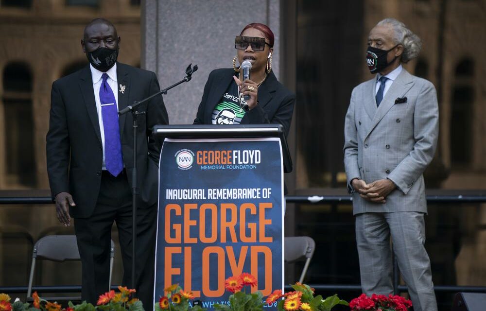 George Floyd’s Family Holds Rally, March in Brother’s Memory