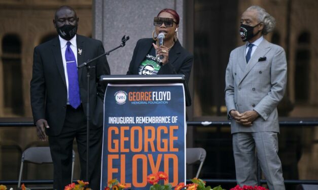 George Floyd’s Family Holds Rally, March in Brother’s Memory