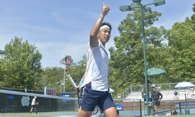 UNC’s Blumberg, Hijikata Advance to Round of 16 at NCAA Men’s Singles Tournament