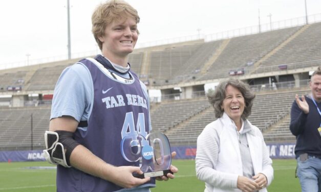 UNC Sophomore P.J. Zinsner Wins NCAA Elite 90 Award for Men’s Lacrosse
