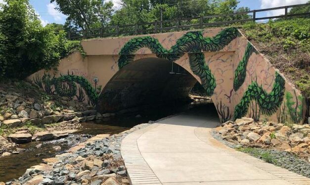 New Bolin Creek Trail Art on Display, Just in Time for National Trails Day