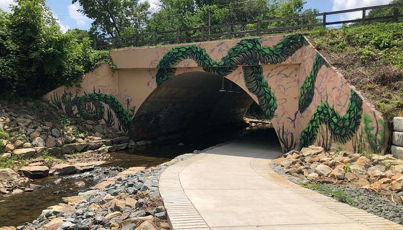 New Bolin Creek Trail Art on Display, Just in Time for National Trails Day