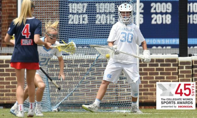 UNC Goalie Taylor Moreno Chosen as a Finalist for the Honda Sport Award in Women’s Lacrosse