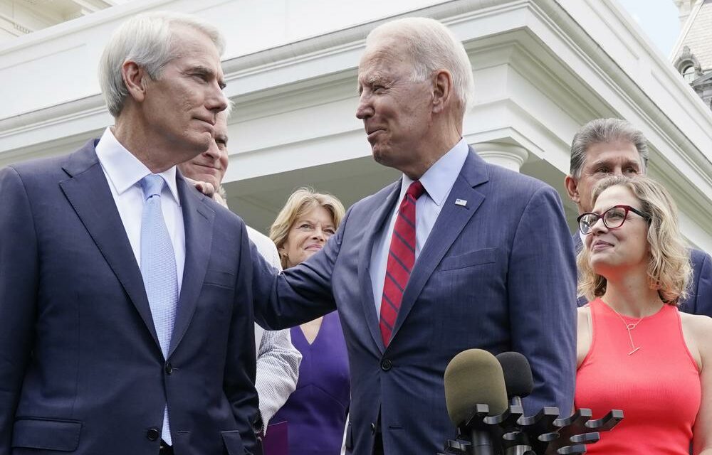 Biden Extols Bipartisan Infrastructure Deal as a Good Start