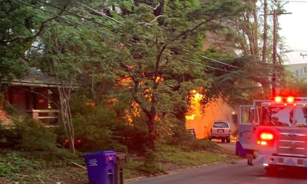 Chapel Hill Fire Department Responds to House Fire Near Franklin Street