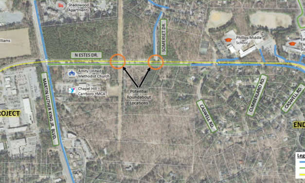 Chapel Hill Moves Forward With Estes Drive Connectivity Project, Construction Set For September