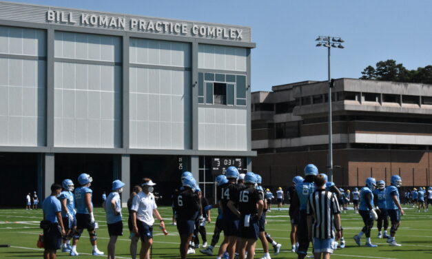 UNC Football Holds First Practice Of 2021 Season