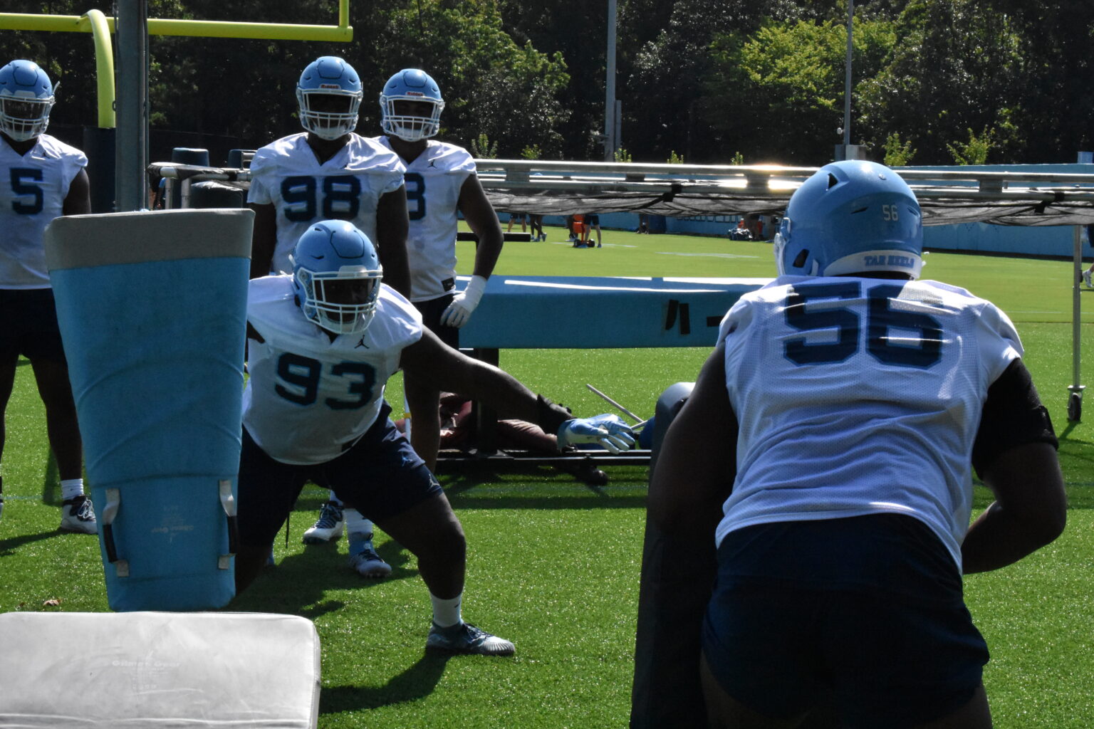 UNC Football Holds First Practice Of 2021 Season