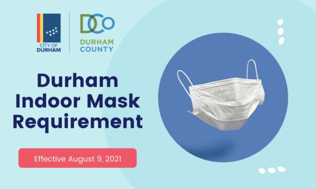Durham County, City Governments Enact New Indoor Mask Mandate