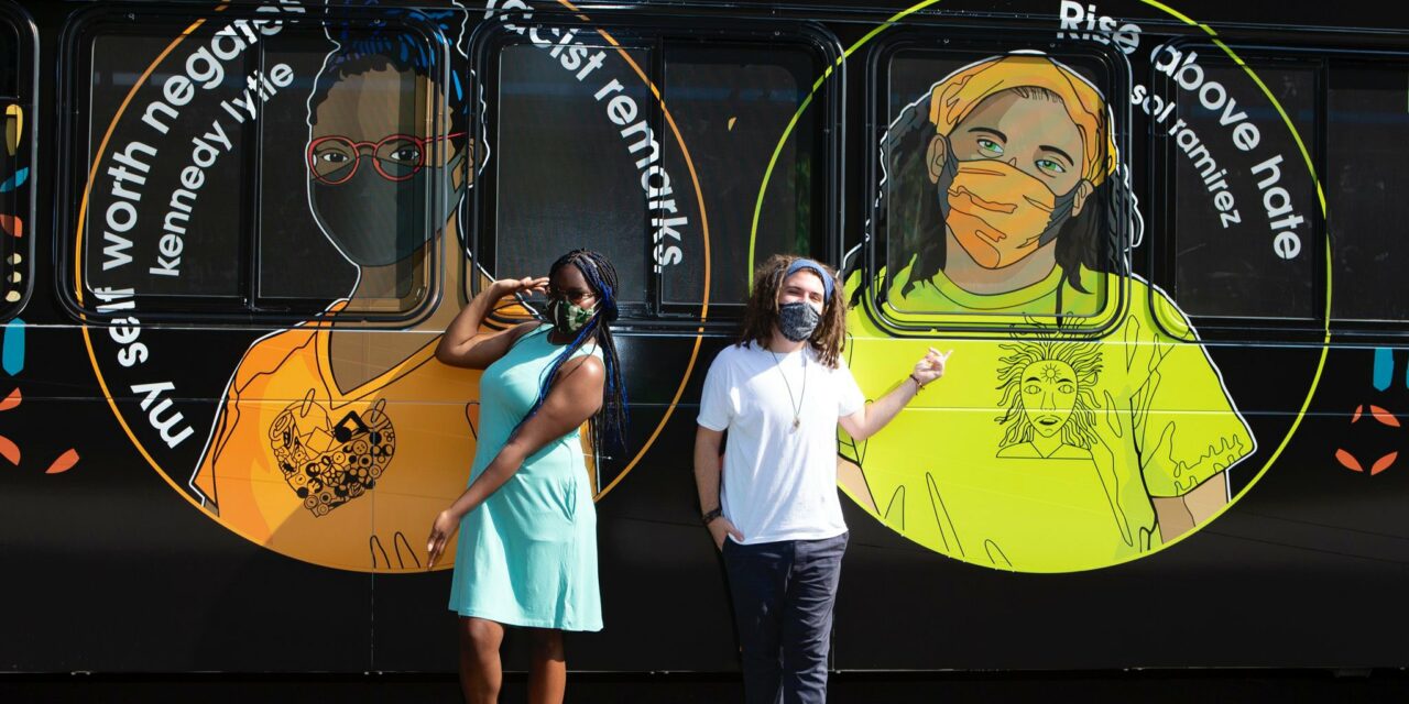 Chapel Hill Transit Debuts ‘Rise Above Racial Injustices’ Bus Designed by Local Youth