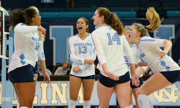 UNC Volleyball Rallies Past Colorado State, Continues Perfect Start