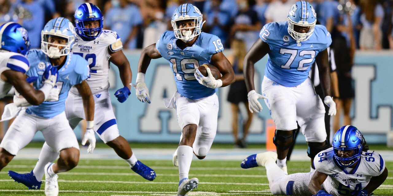 UNC Football Rises to No. 21 in Latest AP Poll