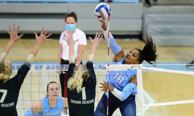 UNC Volleyball Overcomes Slow Start, Pushes Past Wake Forest For First ACC Win