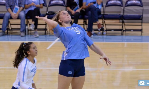UNC Volleyball’s Mabrey Shaffmaster Named ACC Freshman of the Week